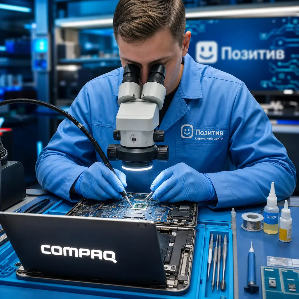 Замена видеокарты ноутбука Compaq в Новодвинске