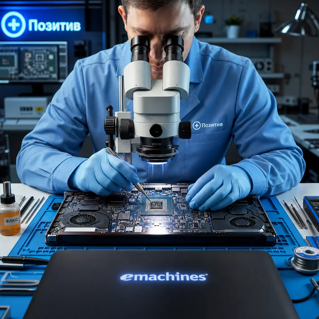Замена видеокарты ноутбука Emachines в Новодвинске