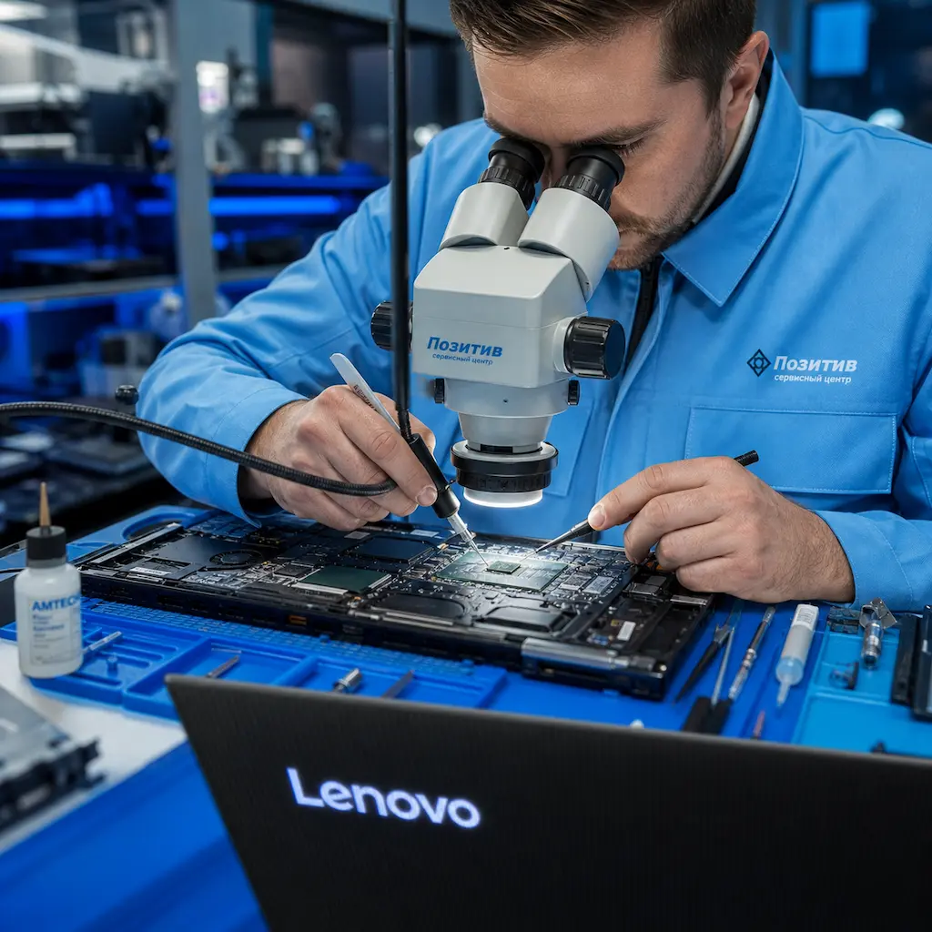 Замена видеокарты ноутбука Lenovo в Новодвинске