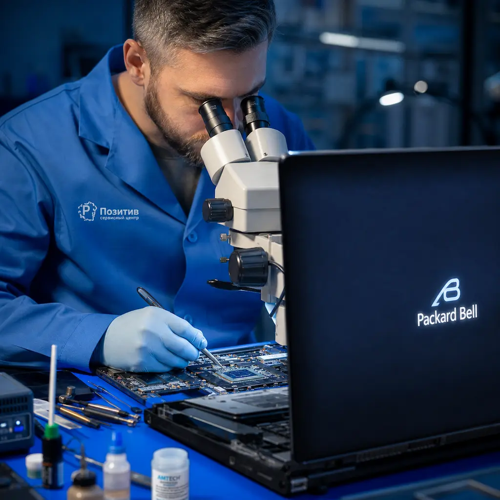 Замена видеокарты ноутбука Packard Bell в Новодвинске