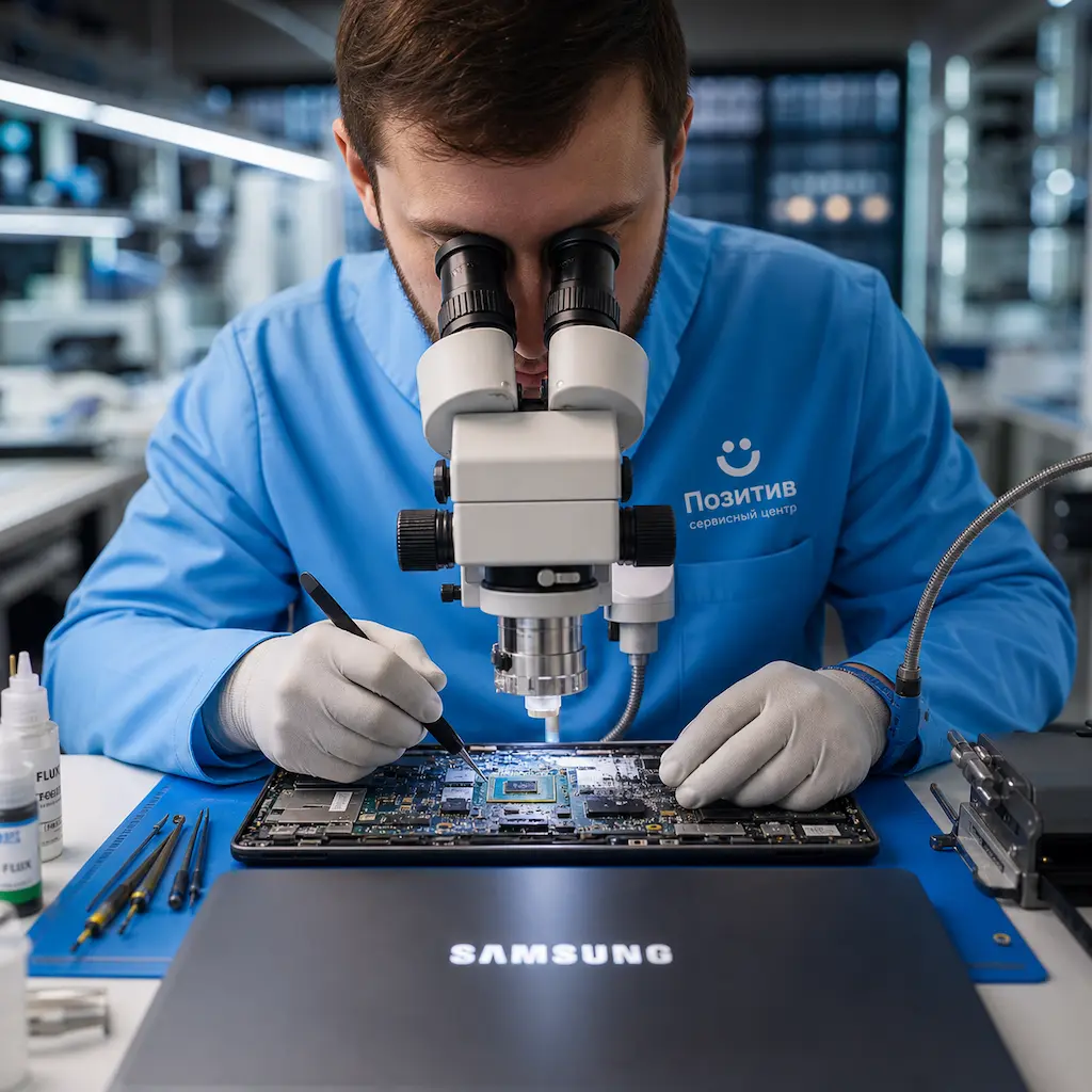 Замена видеокарты ноутбука Samsung в Новодвинске
