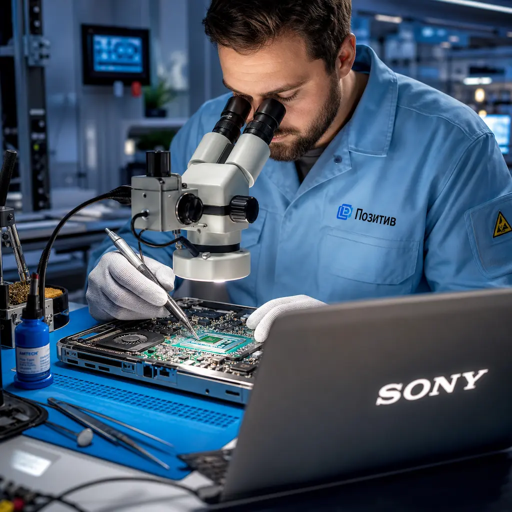 Замена видеокарты ноутбука Sony в Новодвинске