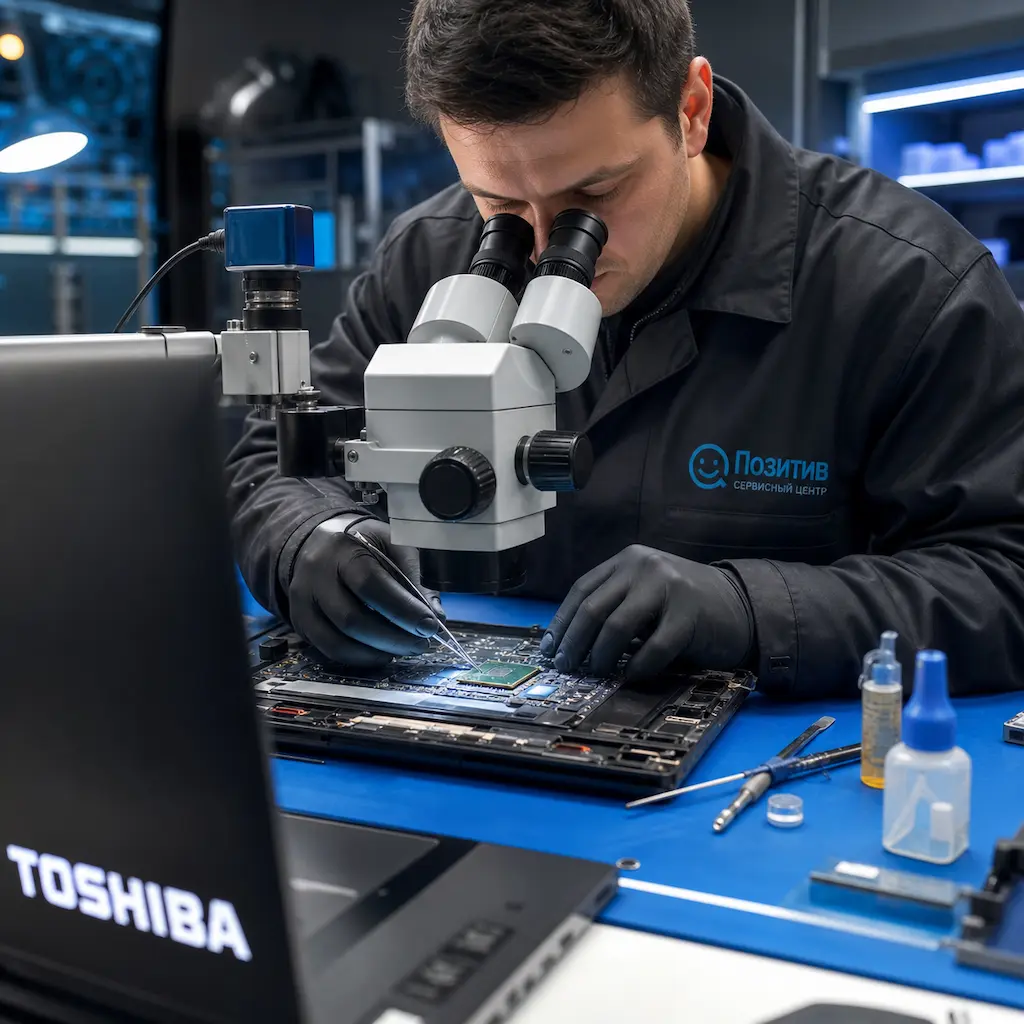 Замена видеокарты ноутбука Toshiba в Новодвинске