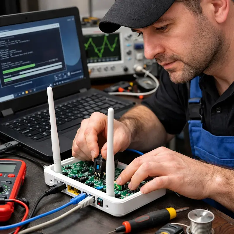 Перепрошивка WiFi роутера в Новодвинске