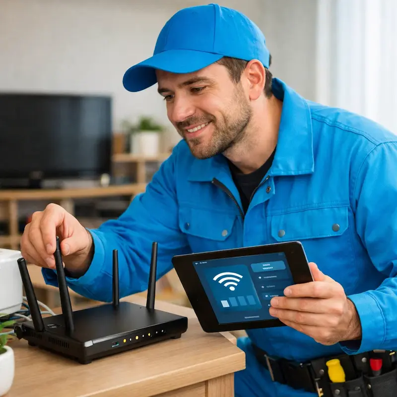 Настройка Wi-Fi для квартиры, дома и офиса в Новодвинске