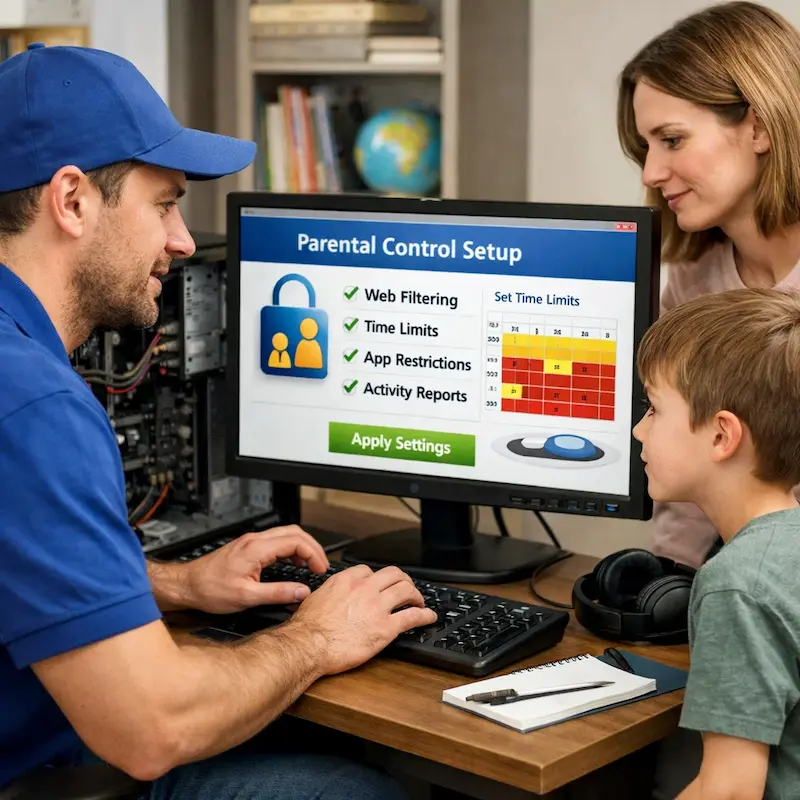 установка родительского контроля в Новодвинске