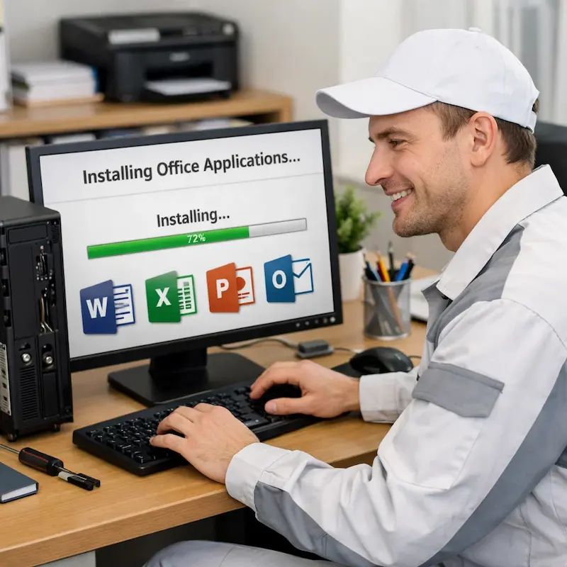 Установка и настройка программ на компьютере в Новодвинске